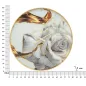 Zegarek GLASS ROSE 80X5 cm
